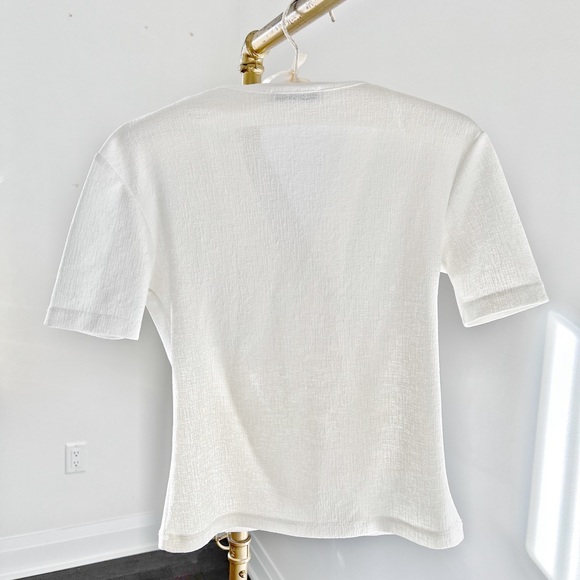 Zara White Top - Picture 3 of 4